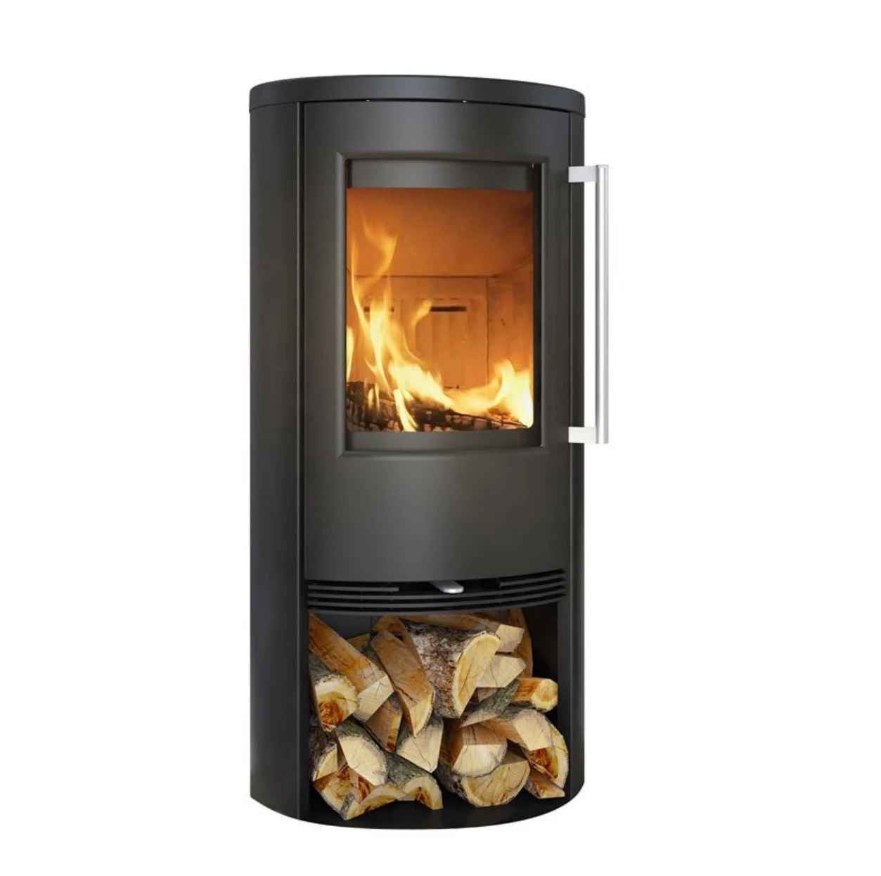 Kaminofen TermaTech TT21RS Black Schwarz Lackierter Stein, 5 KW – Bild 2