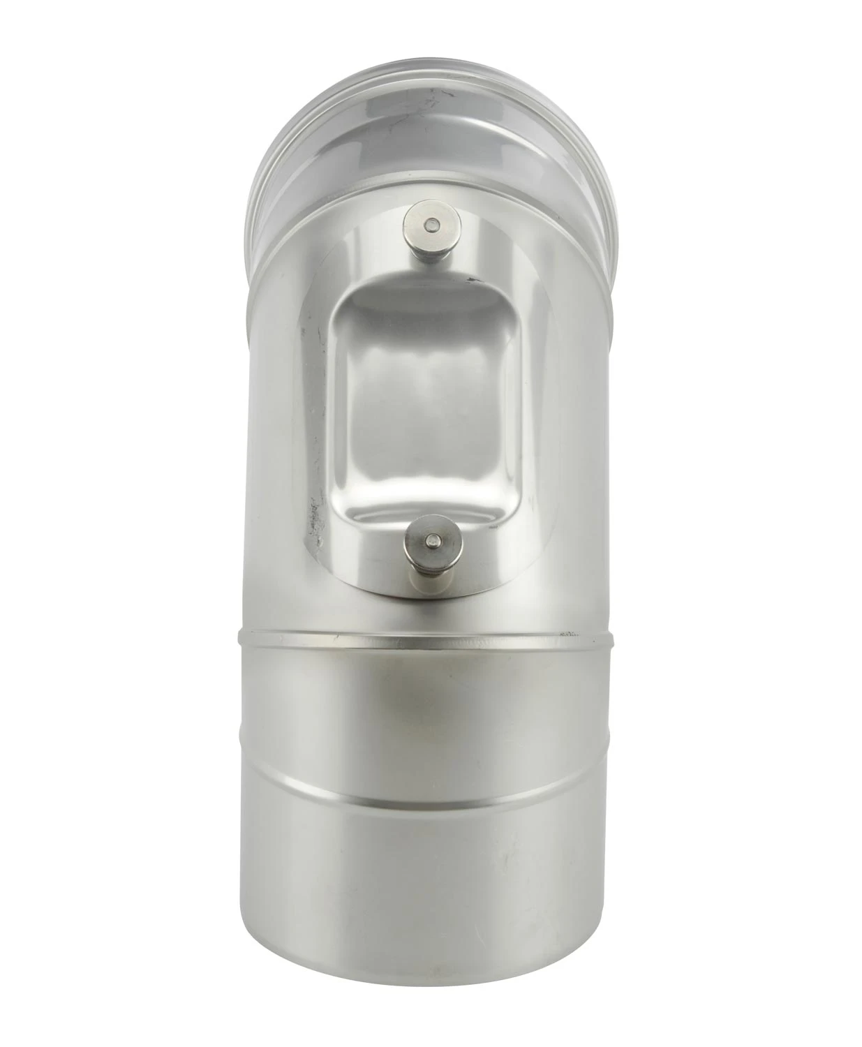 Schornstein Winkel 90° Einwandig Mit Prüföffnung - Eka Complex E – Bild 3