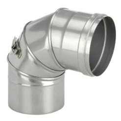 Schornstein Winkel 0-90° Einwandig Mit Prüföffnung - Eka Complex E