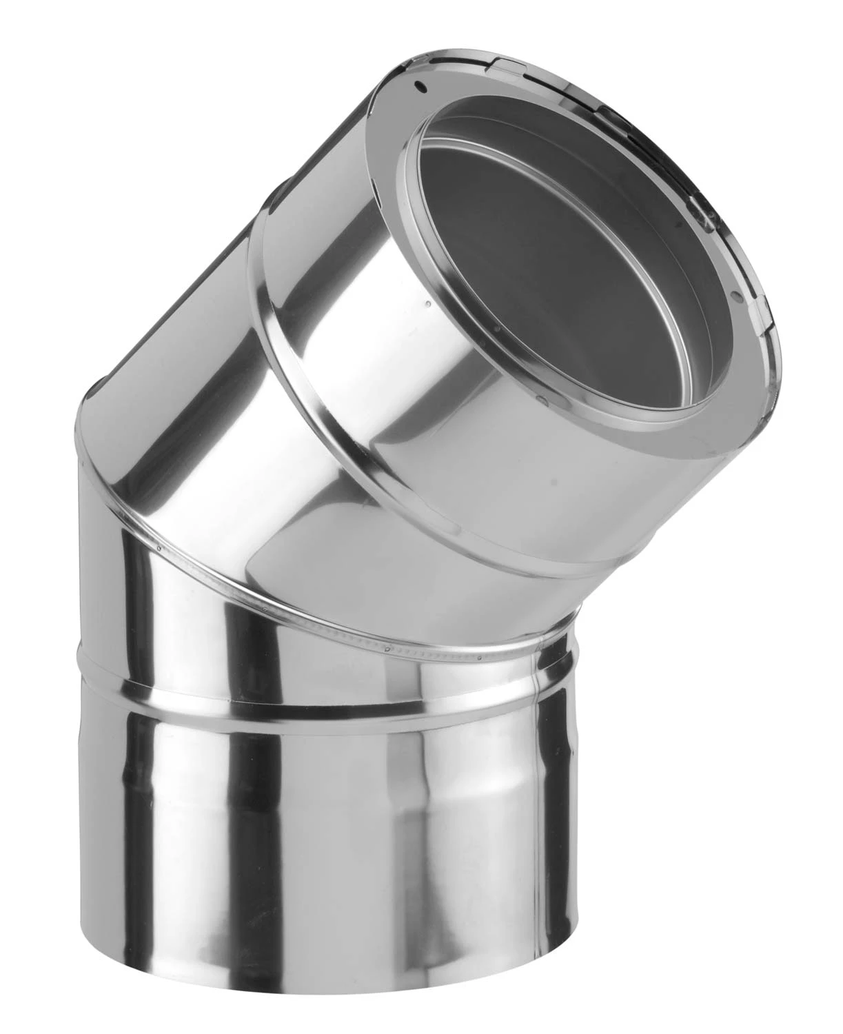 Schornstein Winkel 45° Doppelwandig - Eka Complex D 25