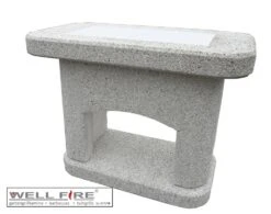 Beistelltisch Für Grillkamin NOVA Weiß