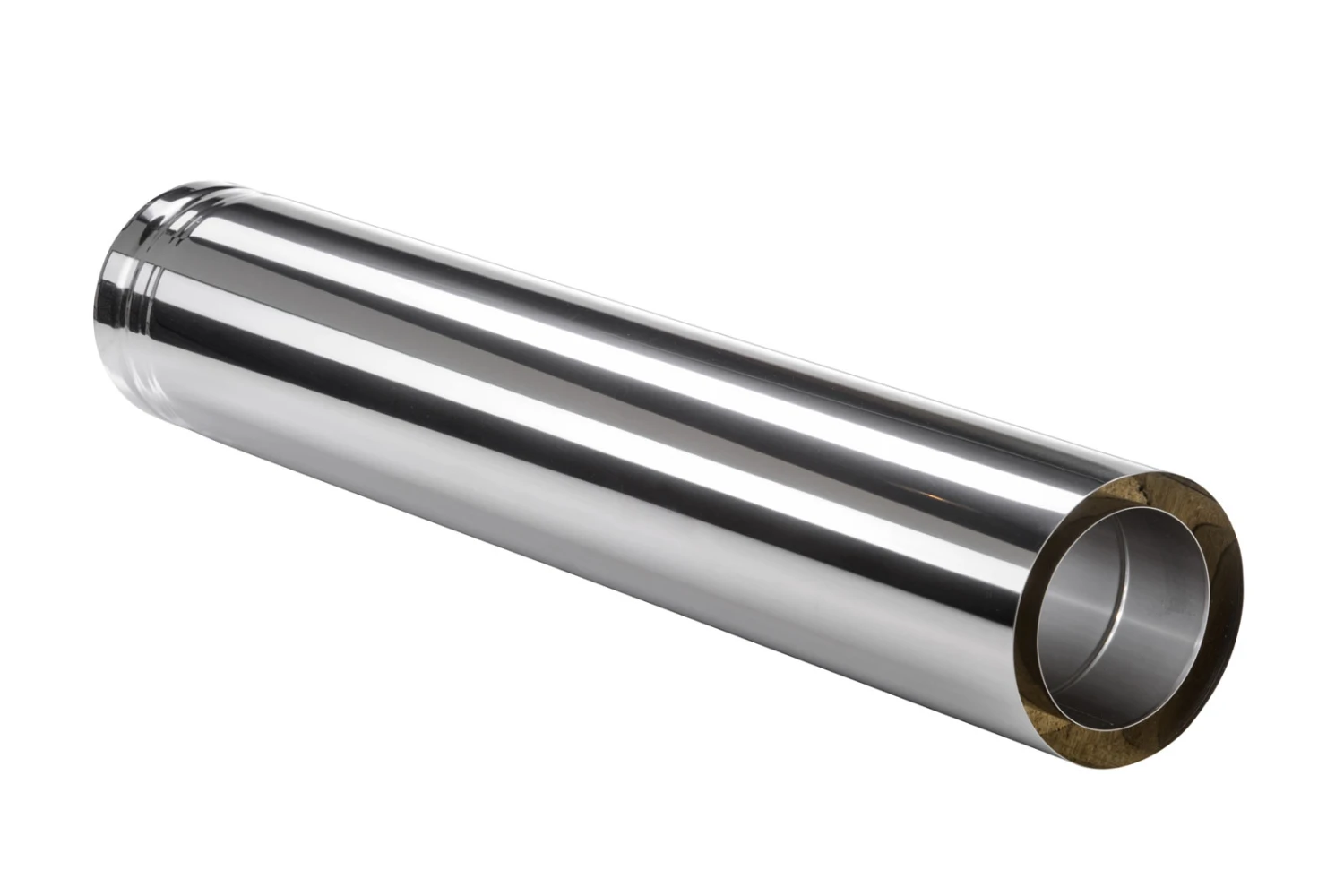Schornsteinrohr Edelstahl 1080 Mm Doppelwandig - Eka Cosmos D 25 – Bild 3