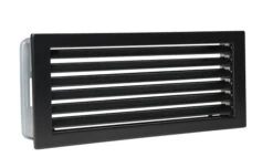 Kaltluftgitter Stahl Schwarz