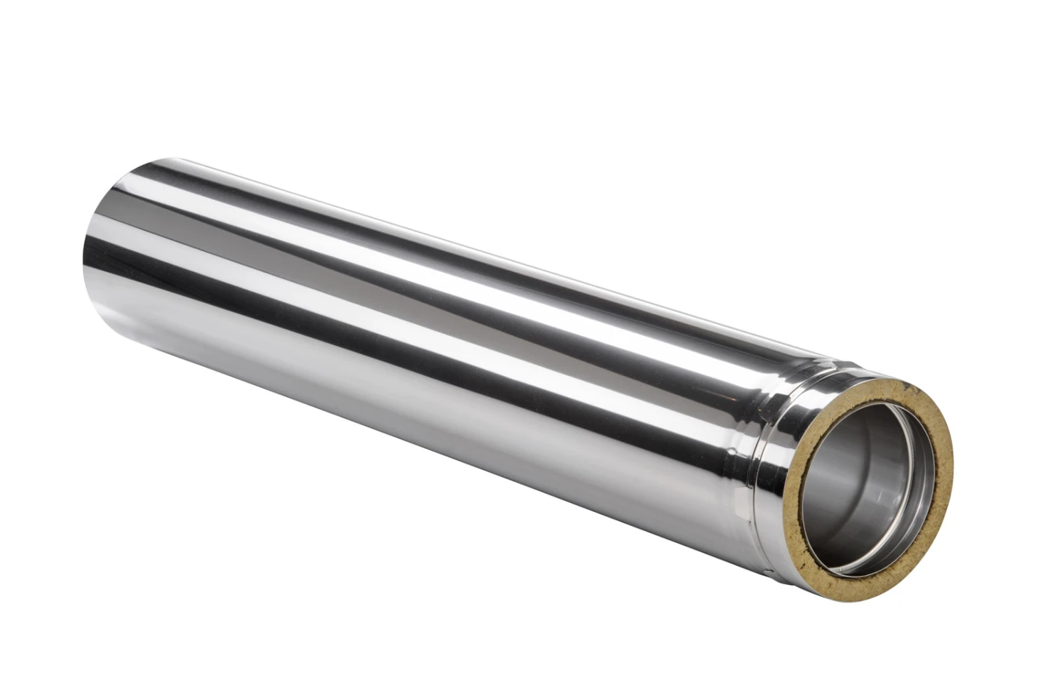 Schornsteinrohr Edelstahl 1080 Mm Statisch Doppelwandig - Eka Cosmos D 25 – Bild 2