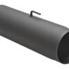 Rauchrohr Stahl 500 Mm Schwarz Mit Drosselklappe