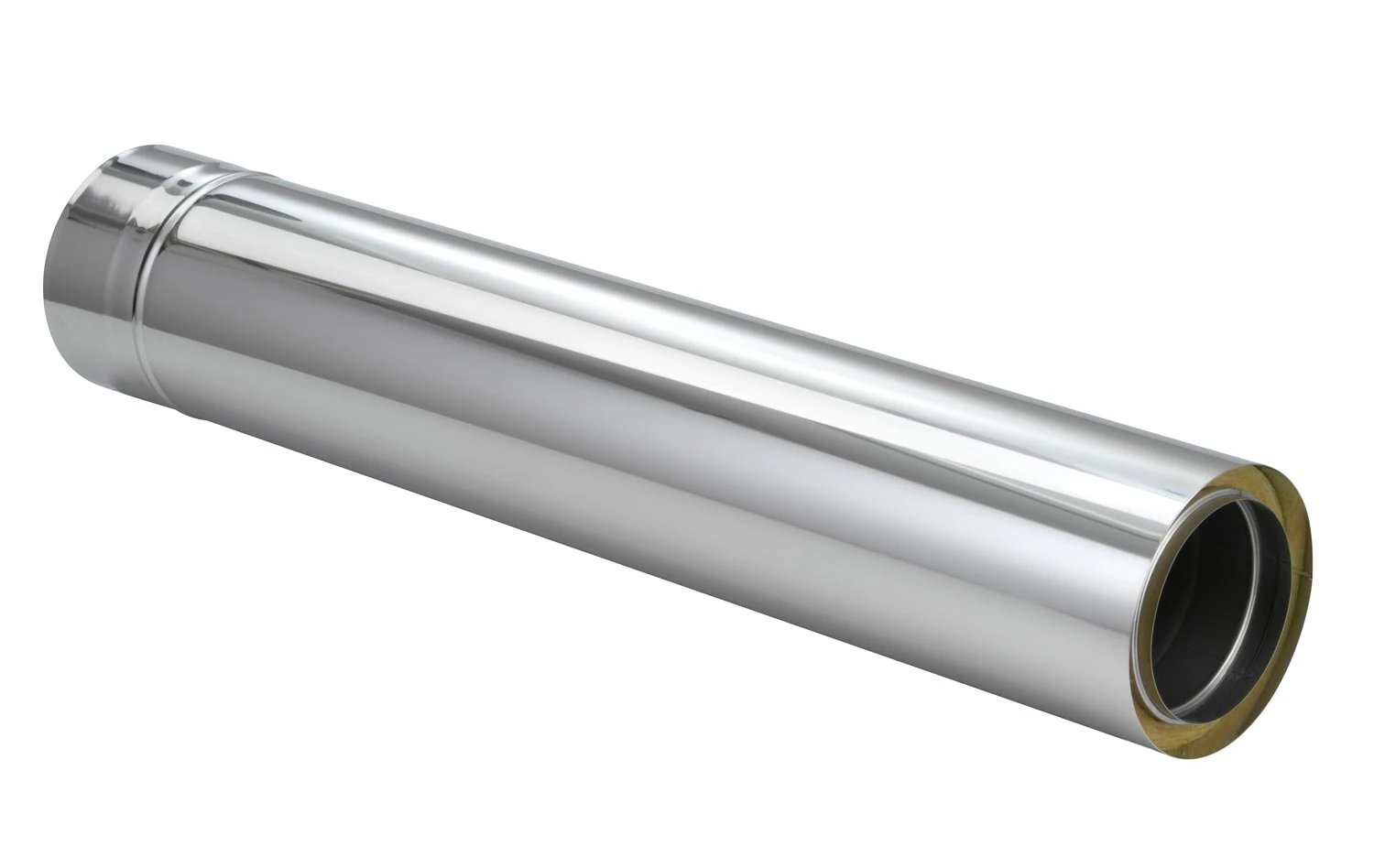 Schornsteinrohr Edelstahl 1080 Mm Doppelwandig Kürzbar - Eka Complex D 25 – Bild 4