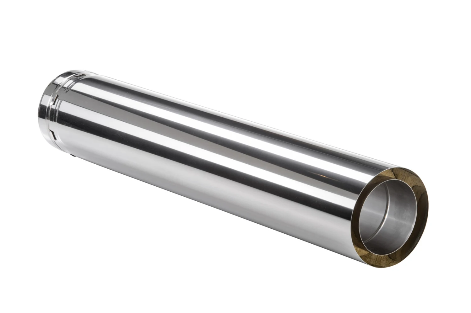 Schornsteinrohr Edelstahl 1080 Mm Statisch Doppelwandig - Eka Cosmos D 25 – Bild 5