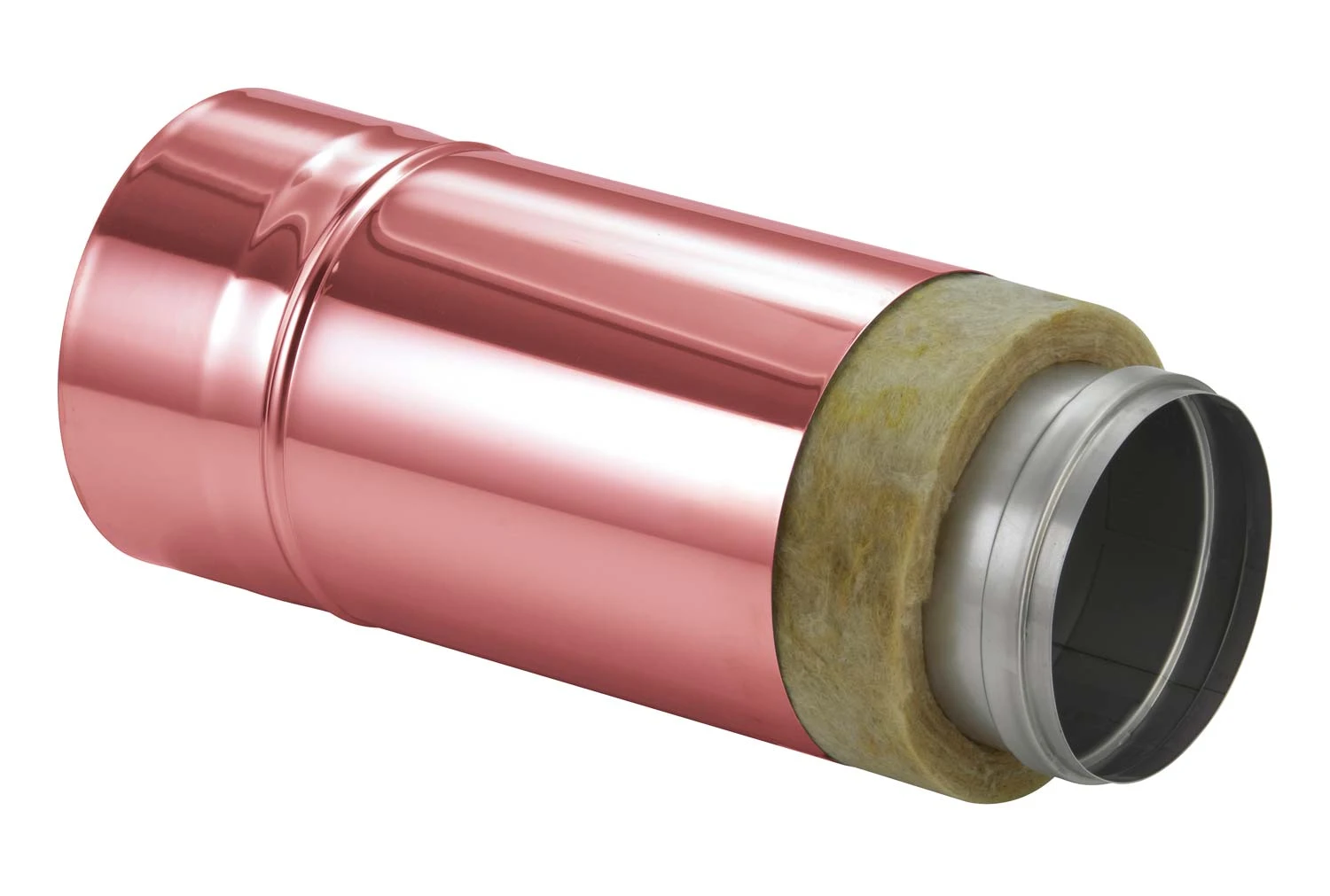 Schornsteinrohr 360 Mm Doppelwandig KĂĽrzbar Verkupfert - Eka Complex D 25