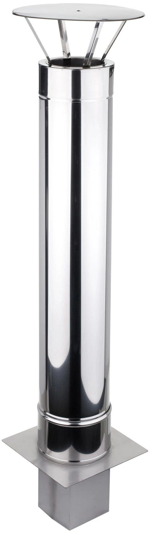 EKA Schornsteinverlängerung 0,3 M Doppelwandig Edelstahl - Konfigurierbar – Bild 3