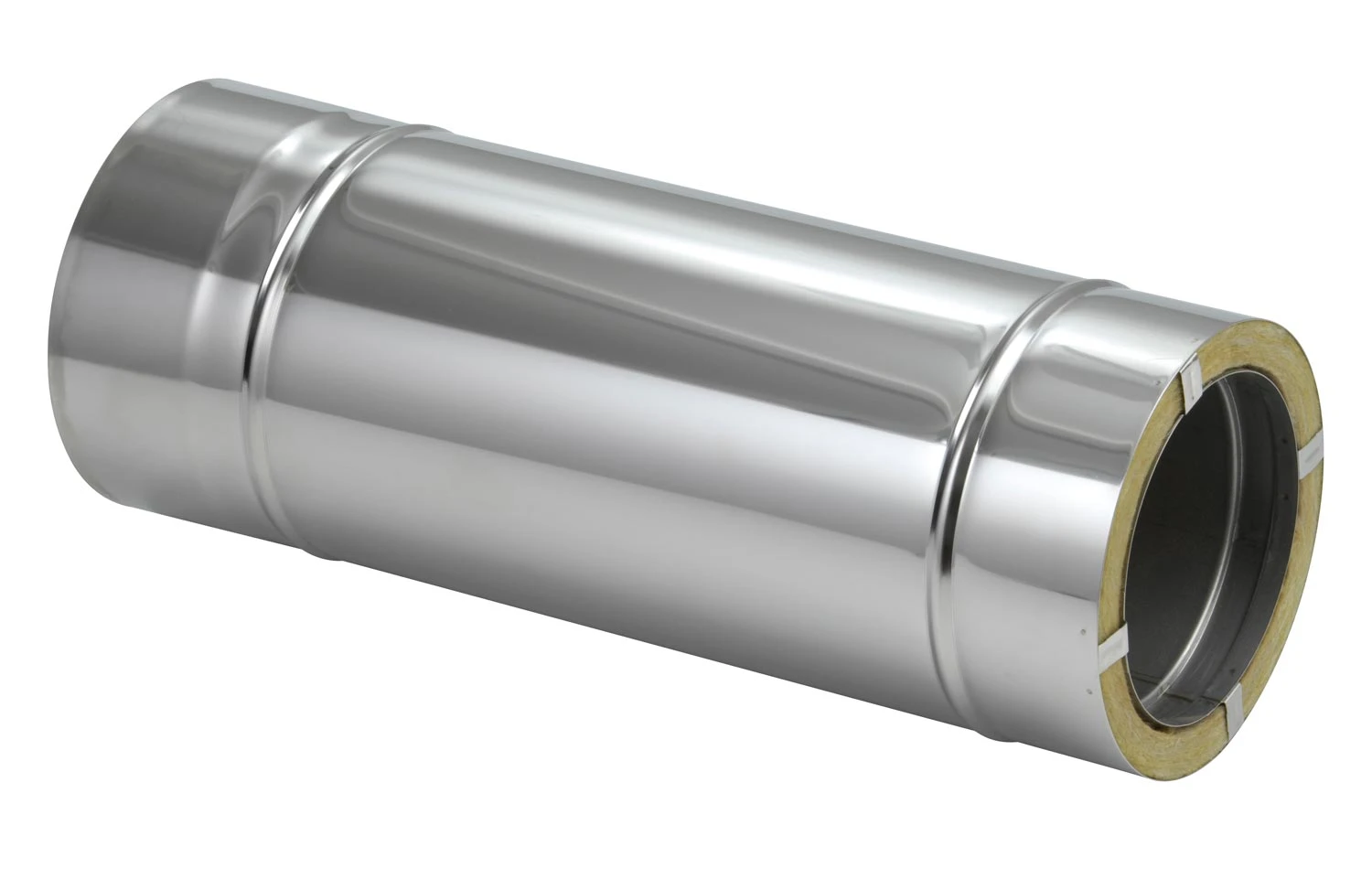 EKA Schornsteinverlängerung 0,5 M Doppelwandig Edelstahl - Konfigurierbar – Bild 12