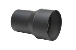 Steckverbinder, Reduzierung, Muffe-Muffe Für Pelletrohr Schwarz