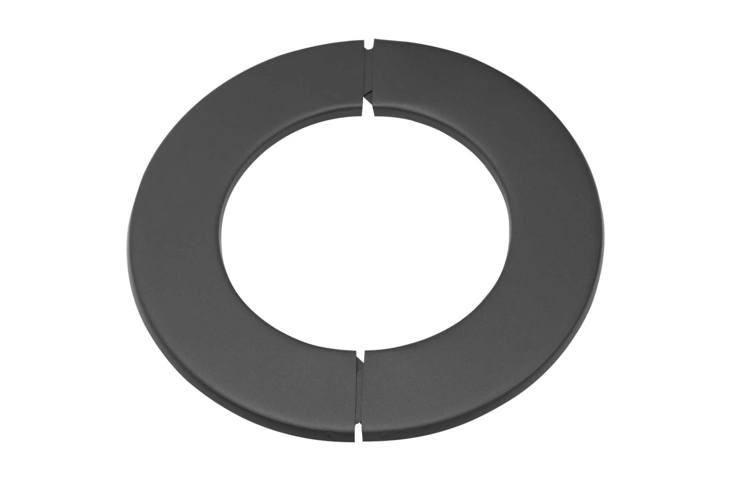 Wandrosette Rauchrohr Stahl Zweiteilig Randbreite 52 Mm Ă 155 Mm Schwarz