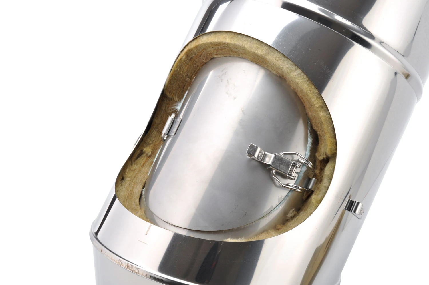 Schornstein Winkel 45° Doppelwandig Mit Prüföffnung - Eka Complex D 50 – Bild 4