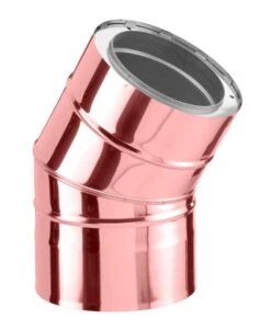 Schornstein Winkel 15° Doppelwandig Verkupfert - Eka Complex D 50