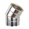 Schornstein Winkel 30° Doppelwandig - Eka Chromos D 25
