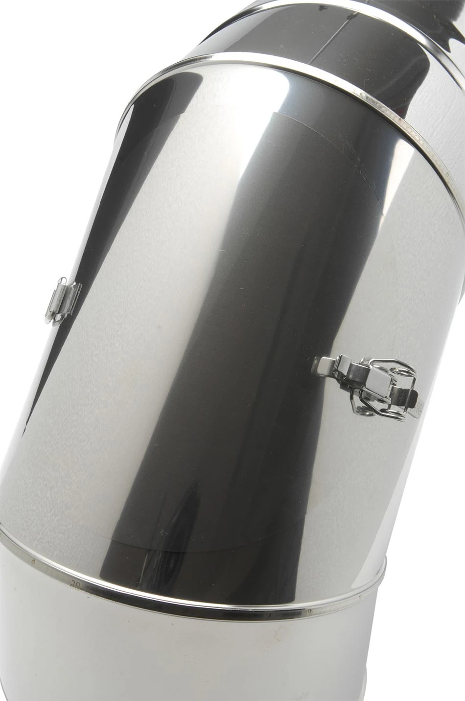 Schornstein Winkel 90° Doppelwandig Mit Prüföffnung - Eka Chromos D 25 – Bild 3