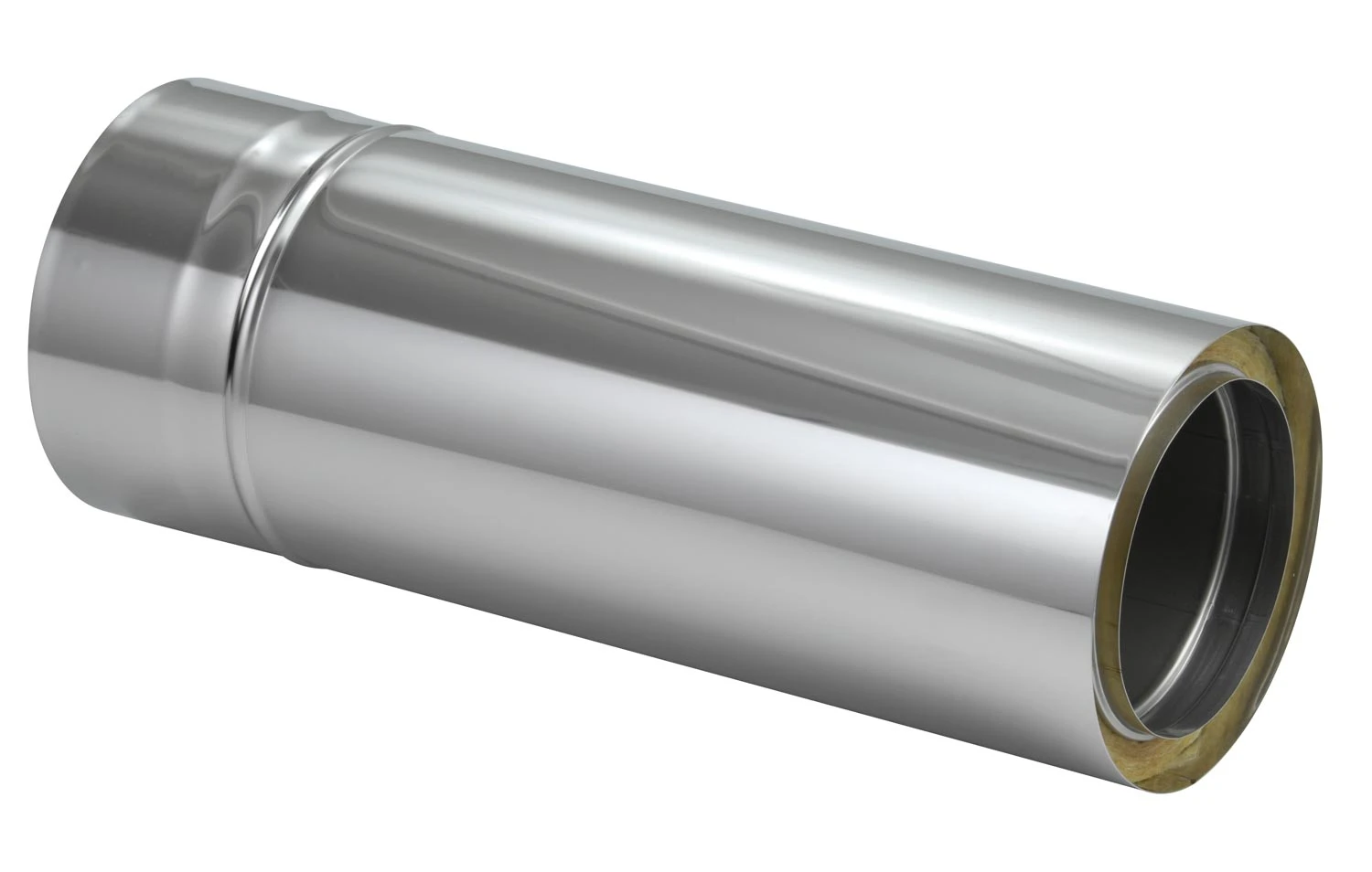 Schornsteinrohr Edelstahl 540 Mm Doppelwandig Kürzbar – Eka Complex D 50 – Bild 4