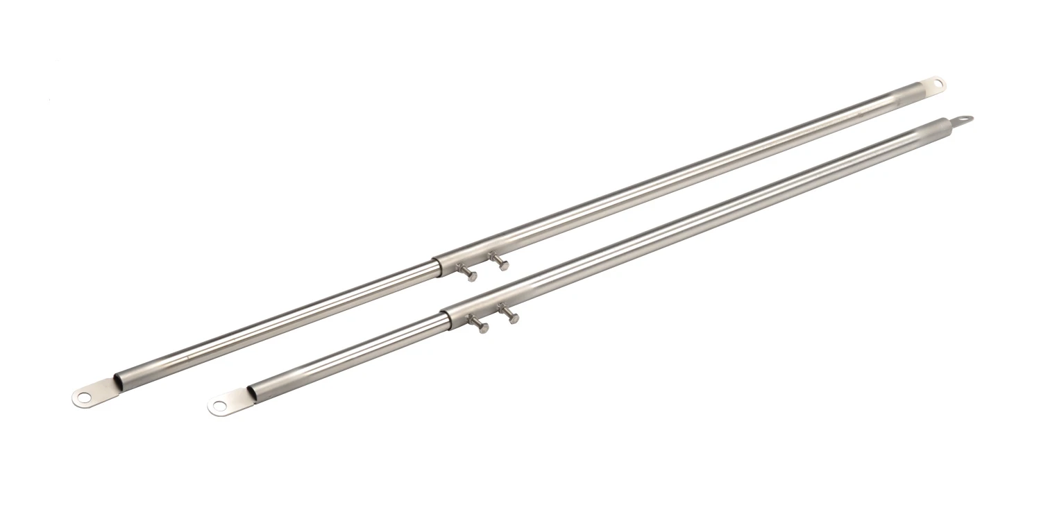 EKA Teleskopstangen V2A Edelstahl, 1600-3000 Mm Verstellbar, Paar