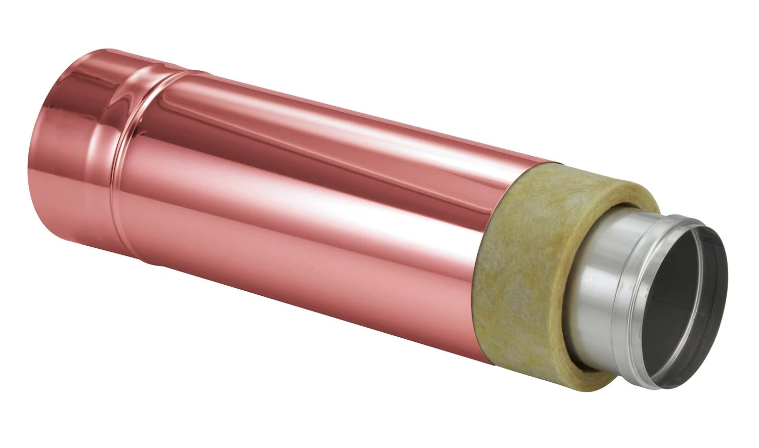 Schornsteinrohr KĂĽrzbar 540 Mm Doppelwandig Verkupfert - Eka Complex D 50