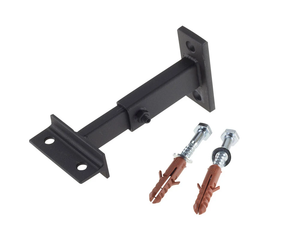 Wandhalter Verstellbar 100-150 Mm Für Rauchrohr Stahl Doppelwandig Ø 150 Mm Schwarz – Bild 2