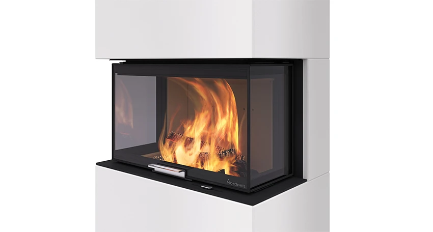 Kaminbausatz Nordpeis MONACO LOW BASE IR Super Max, 8 KW – Bild 4
