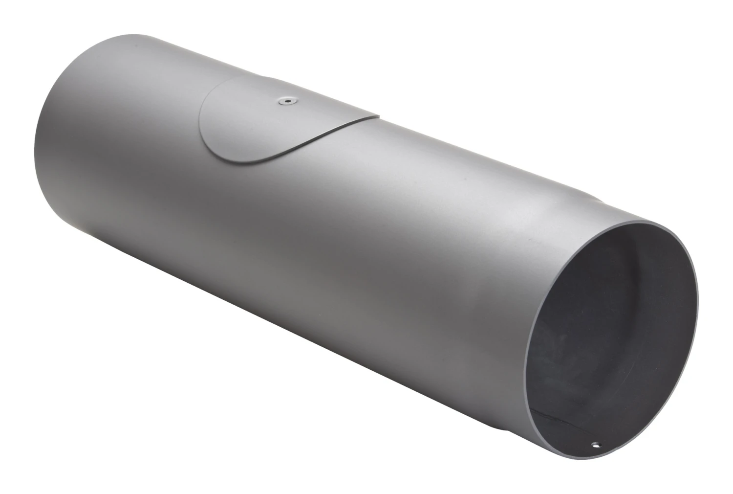 Rauchrohr Stahl 500 Mm Ø 150 Mm Hellgrau Mit Tür – Bild 2