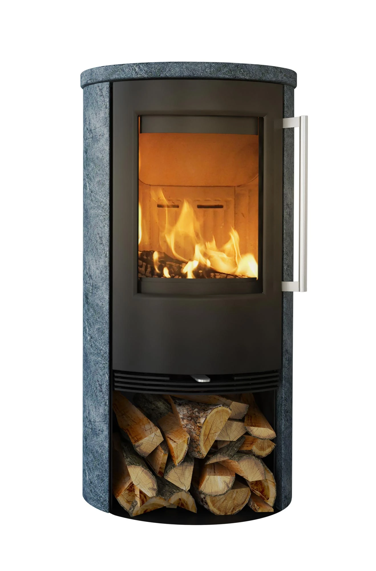 Kaminofen TermaTech TT21RS Speckstein Matt, 5 KW – Bild 2