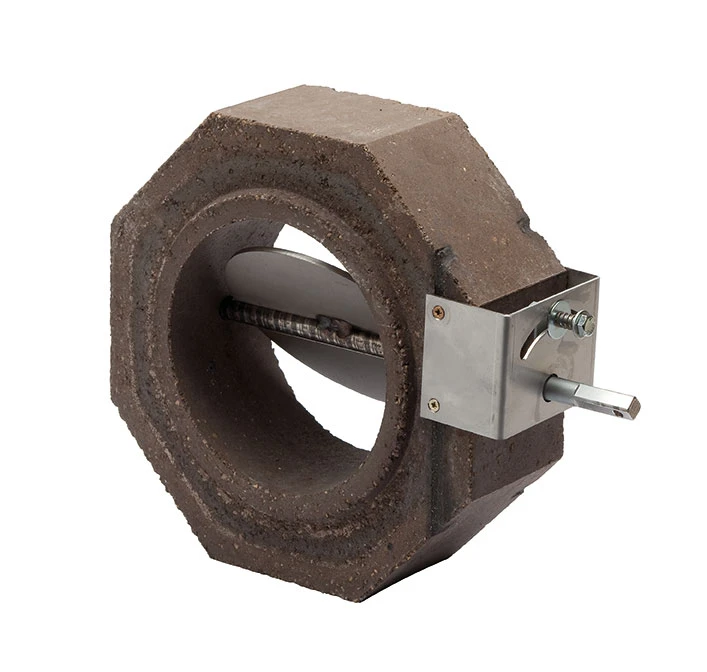 Keramik Modul Speicher 240 Rohr Halbteil Mit Anheizklappe