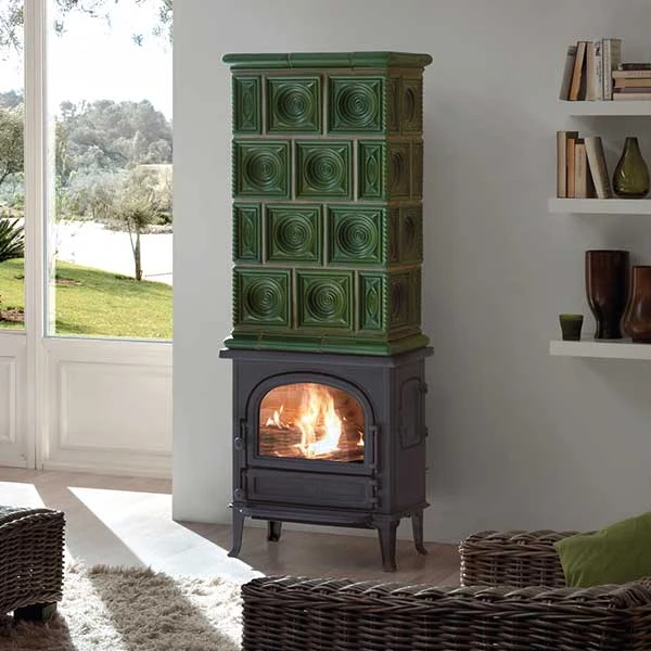 Kaminofen Leda ANTIGUA H Schwarz, 9 KW â Bild 5