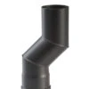 Versatzbogen Pelletrohr Stahl 60 Mm Ø 80 Mm Schwarz