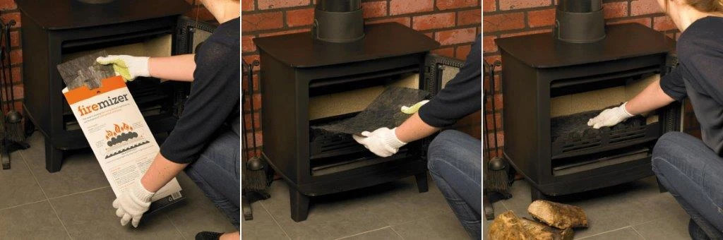 Kaminofen Holzeinsparung FIREMIZER, 18 X 28 Cm – Bild 5