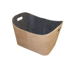 Holzkorb Aus Jute-Filz Lienbacher, Natur