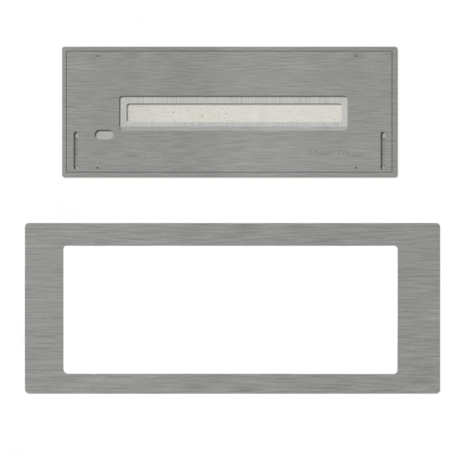 Einbauprofil L Mit Bio Ethanol Brenner Silber Xaralyn – Bild 3