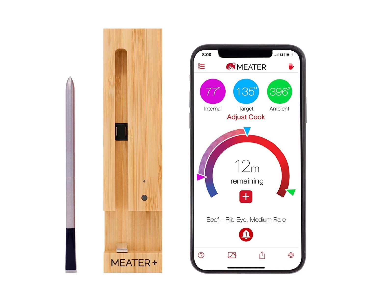 Grillthermometer Kabellos MEATER PLUS Digital – Bild 3