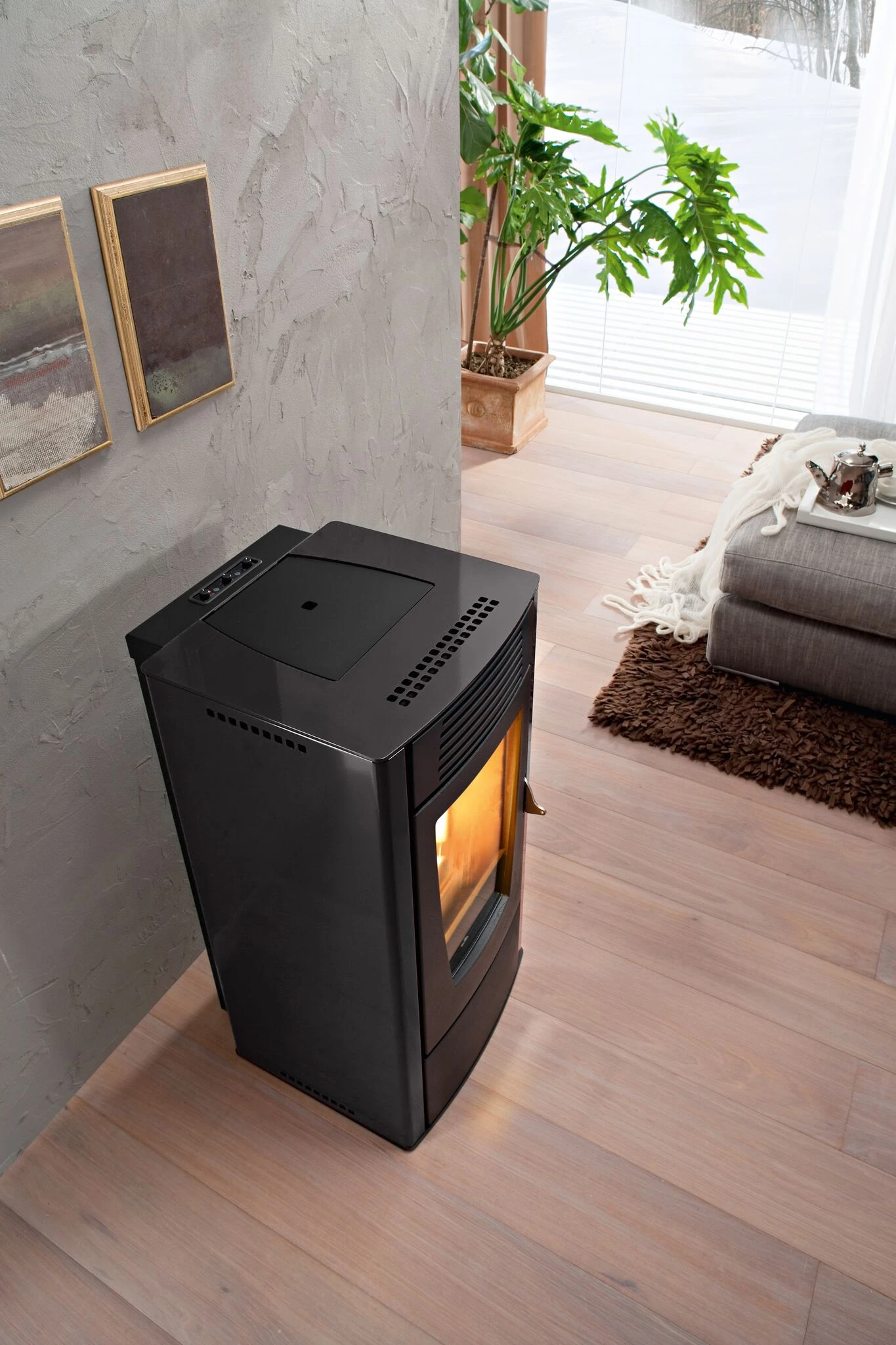 Pelletofen RED DALIA Air S1, 6 KW – Bild 6