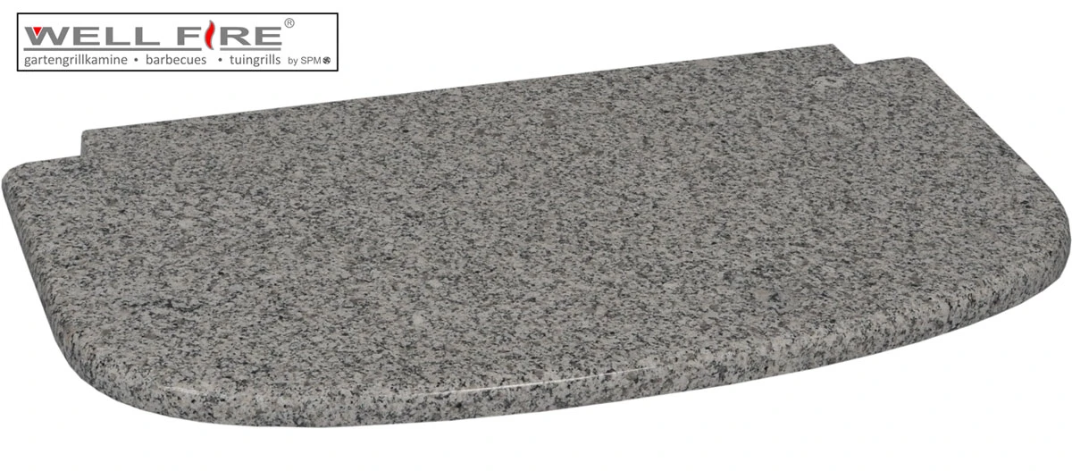 Granitplatte Grau Vor Dem Feuerraum – Bild 2