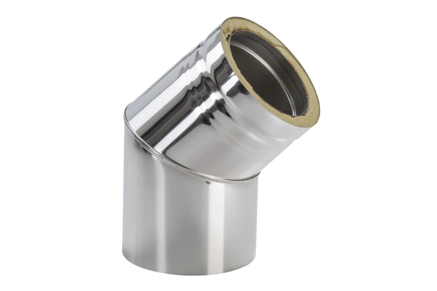Schornstein Winkel 45° Doppelwandig - Eka Cosmos D 25 – Bild 2