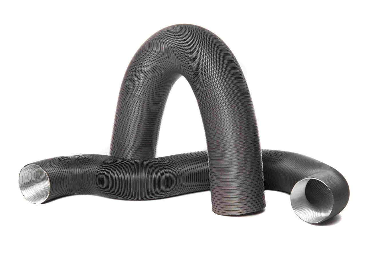 Aluflexrohr 1,5 M 2-lagig, Grau â Bild 5