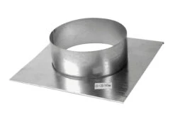 Stutzenblech Mit Anschlussstutzen 20 X 15 Cm