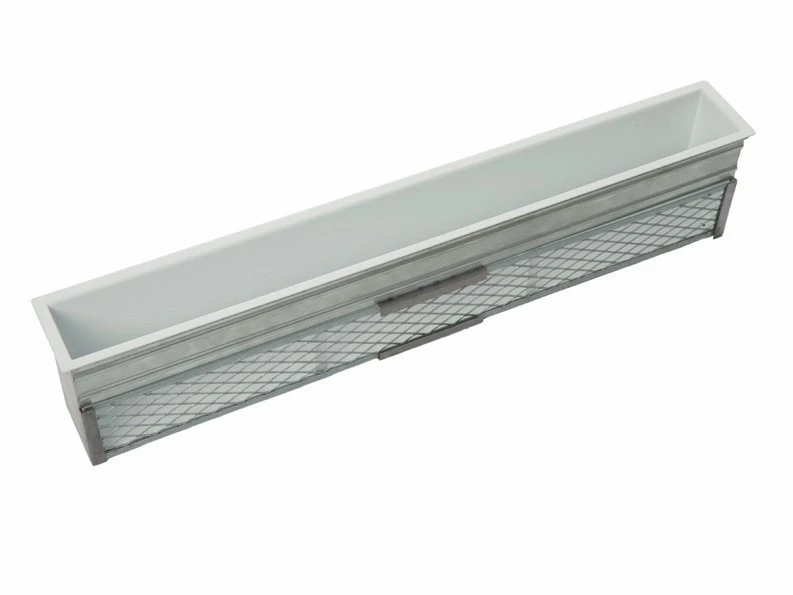 Luftleiste Für Heizeinsätze Schwarz Mit Einbaurahmen