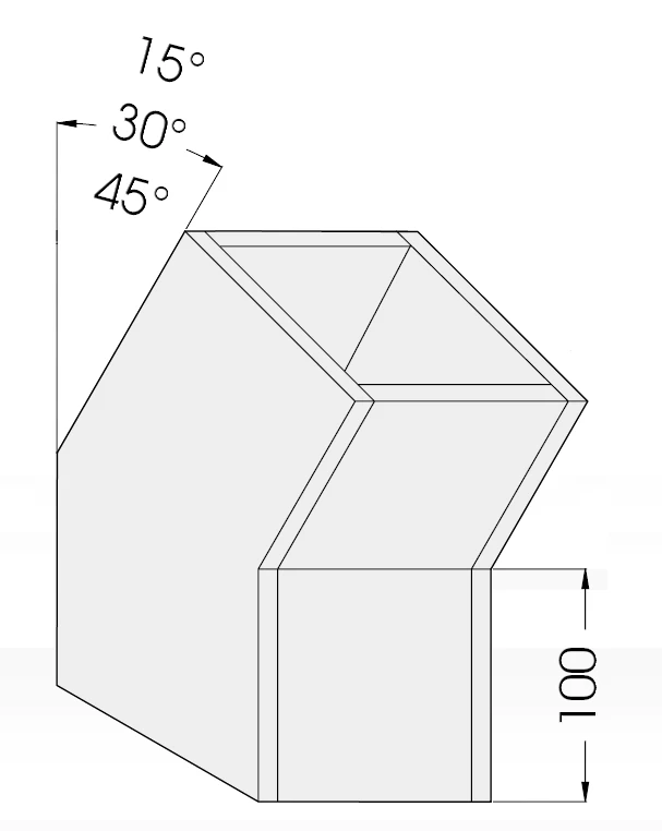 F90 Schacht Bogenelement 15° Aus Kalziumsilikat-Platten - Eka L90 Compact – Bild 3
