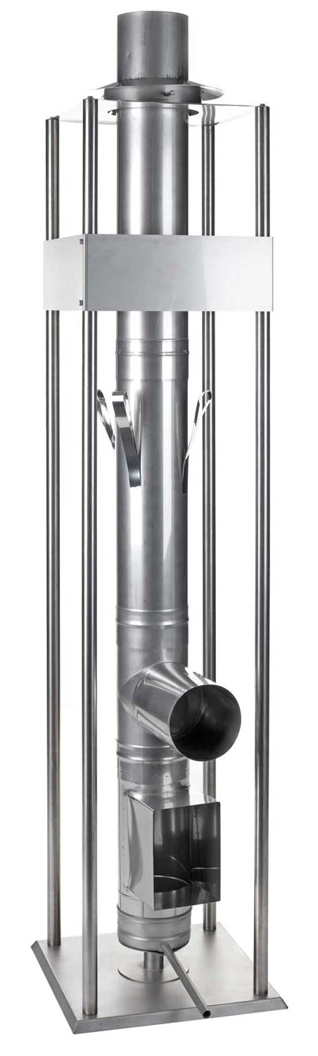 Edelstahlkamin Komplettbausatz 13,3 M Einwandig - Eka Complex E – Bild 2