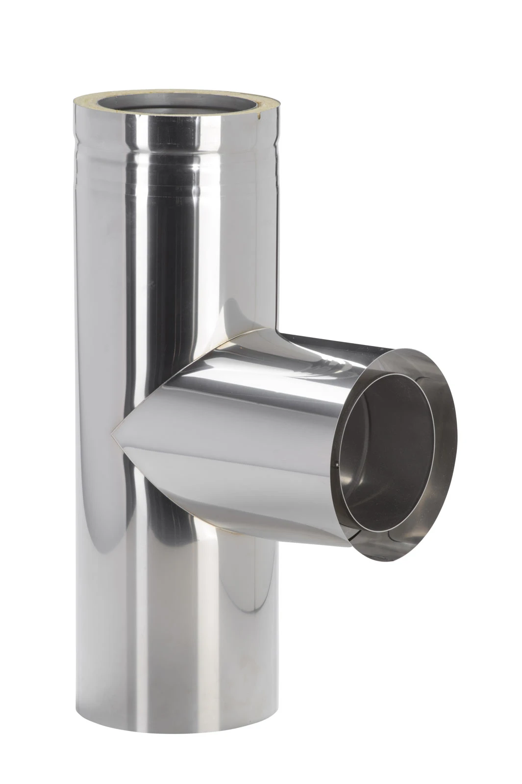 Feuerungsanschluss 90° Design Niedertemperatur Edelstahl Doppelwandig - Eka Cosmos D 25 – Bild 2