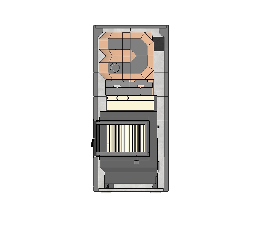 Grundofen Brunner BSG 02 MSS Modul Speicher Stein Set Aufgesetzt, Hoch – Bild 8