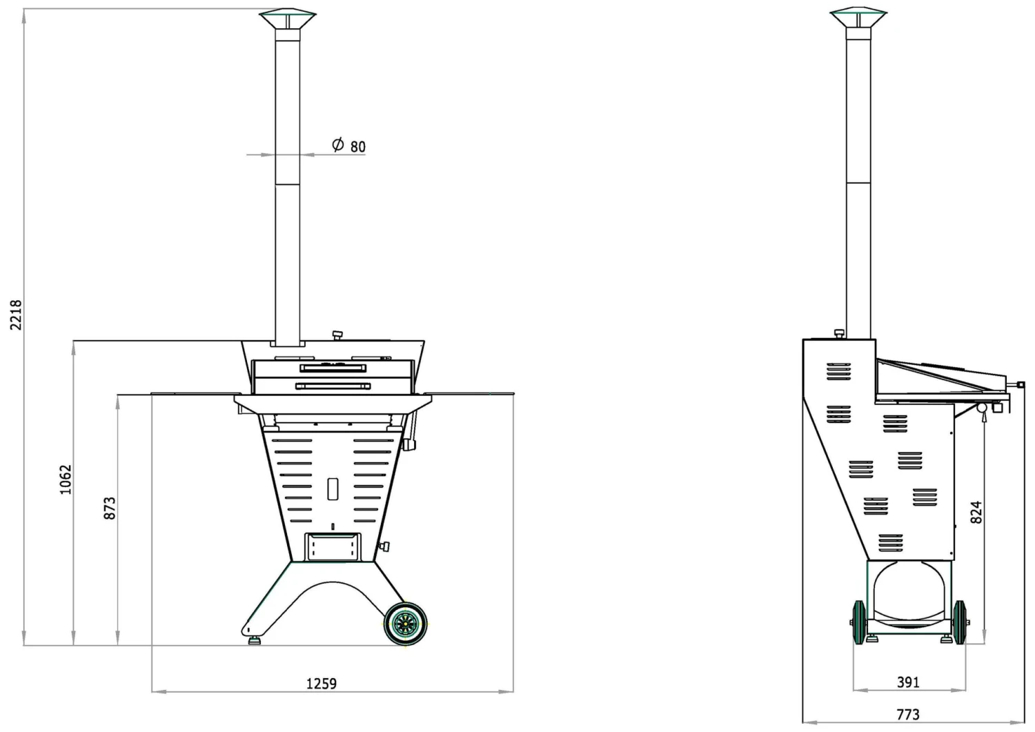 Pelletgrill Wamsler Basic â Bild 4