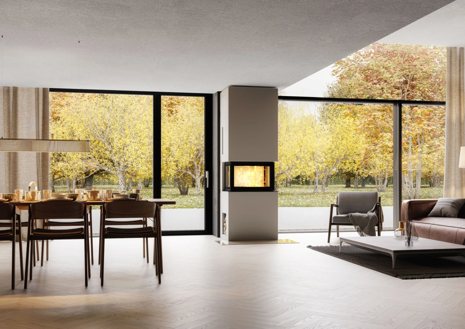 Kaminbausatz Nordpeis GENEVE N-29U, 8,9kW – Bild 3