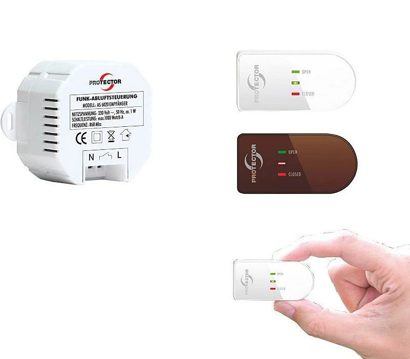Funk-Fensterkontaktschalter AS-6020 - Einbauvariante – Bild 2