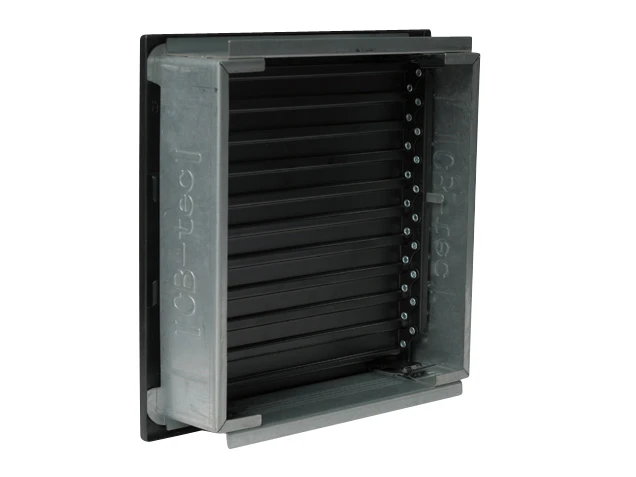 Warmluftgitter Stahl Schwarz – Bild 3