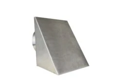 Außenluftgitter 23 X 23 Cm Mit Haube, Edelstahl