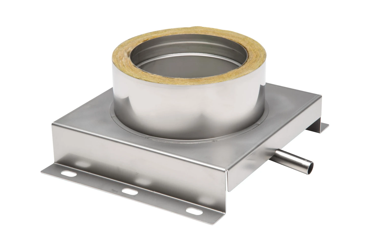 Konsolplatte Mit Ablauf Edelstahl Doppelwandig Sockel Eckig Design - Eka Cosmos D 25 – Bild 2